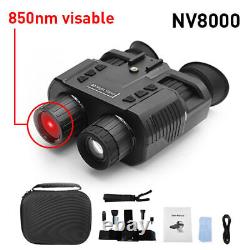 NV8000 Professionnel Vision nocturne infrarouge 3D/8X Jumelles Télescope Caméra numérique