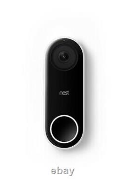 Nest Hello Smart Wi-fi Video Doorbell (nc5100us) Pristine Open Box/new Condition