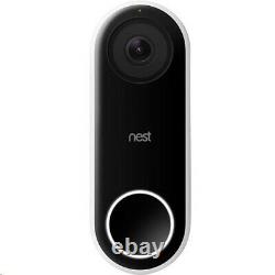 Nest Hello Video Doorbell Nc5100 Hd Smart Wifi Security Camera Avec Vision Nocturne