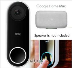 Nest Hello Video Doorbell Nc5100 Hd Smart Wifi Security Camera Avec Vision Nocturne