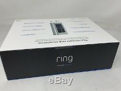 New Video Ring Sonnette Pro Wifi 1080p Caméra Hd Night Vision Satin Nickel