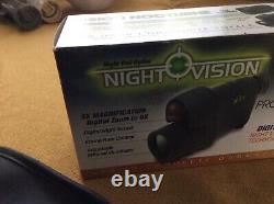 Night Owl X Gen Pro Visionneur De Nuit Intégré Infrarouge 3x- 6x Magnify En Box