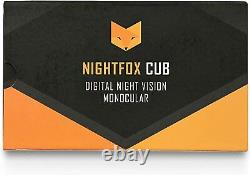 Nightfox Cub Digital Night Vision Monoculaire Usb Rechargeable-3x Magnification