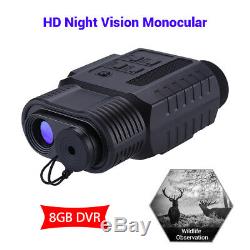 Numérique Night Vision Binocular Avec 8 Go Dvr Portée Pour La Chasse Scoutisme Jeu