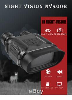 Numérique Nv400b Infrarouge Hd Night Vision Chasse Binocular Portée De La Caméra Vidéo