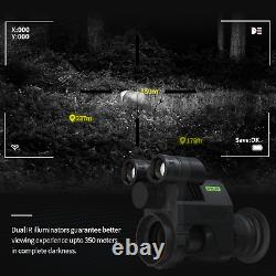 OWLNV Lunette de visée numérique de vision nocturne avec clip sur la portée avec IR 850nm et 940nm