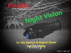 Pard Nv019 Vision Nocturne Monoculaire 1x-32x Zoom 1080p 400m Gamme 300 $+ Ailleurs