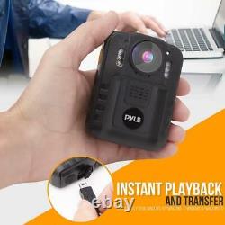 Pyle Ppbcm92 Compact & Portable Hd Caméra De Nuit Vision Du Corps, Détecteur De Mouvement