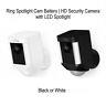 Ring Spotlight Cam Batterie Hd Caméra De Sécurité Avec Projecteur Led, Alarme Nouvelle