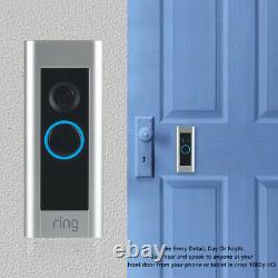 Ring Video Doorbell Pro Wi-fi Hardwired Hd Caméra Vision De Nuit, Fonctionne Avec Alexa