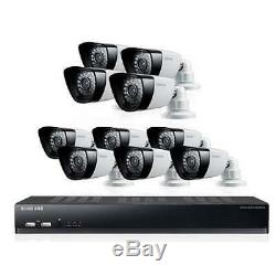 Samsung Sds-p5101 16 Canaux Dvr + 1 To 10 Caméras De Surveillance Sdc-5340 Sds-5100