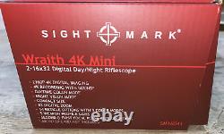 Sightmark Wraith 4k Mini 2-16×32 Vision De Nuit Numérique Portée Sm18041