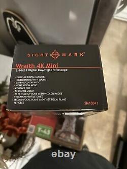 Sightmark Wraith 4k Mini 2-16x32 Riflescope De Vision Nocturne Numérique Avec Extras