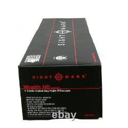 Sightmark Wraith Hd 4-32x50 Digital Day/night Vision Rifle Scope Sm18011 Nouveau
