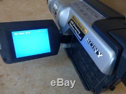 Sony Dcr-trv350 Digital8 Lecteur Hi8 Caméra- Avec Extras Condition De Travail
