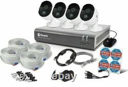 Swann 1080p Cctv Kit 4 Canaux Home Caméra De Sécurité Système De Vision Nocturne Extérieure
