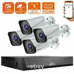Toguard 8ch 1080p Home Caméra De Sécurité Système De Surveillance Extérieure Caméra Dvr Ip