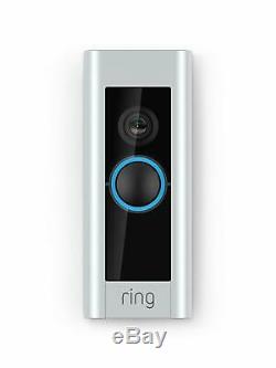 Video Ring Sonnette Pro Wifi 1080p Caméra Hd Brand New Scellé En Usine