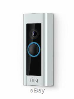 Video Ring Sonnette Pro Wifi 1080p Caméra Hd Brand New Scellé En Usine