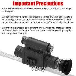 Viseur de fusil de vision nocturne numérique Megaorei 850nm avec caméra IR pour la chasse.