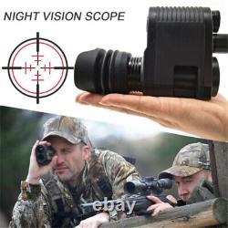 Viseur de fusil de vision nocturne numérique avec enregistrement vidéo, chasse, vision infrarouge et caméra optique