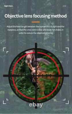 Viseur nocturne monoculaire 4X avec vision infrarouge numérique de 50 mm pour la chasse de la faune.