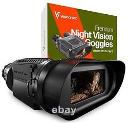 Visiocrest Premium Lunettes De Vision Nocturne N-7x31/1080-bl 8x Zoom Carte Mémoire 64 Go