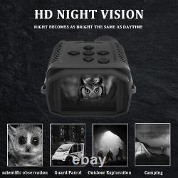 Vision De Nuit Lunettes Appareil Photo Jumelles Numériques Hd Infrarouge Objectif 4x Zoom Numérique