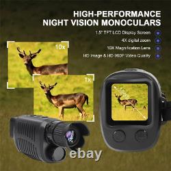 Vision Monoculaire Numérique R7, Vidéo Complète 1080P à Longue Distance Vision Nocturne Infrarouge