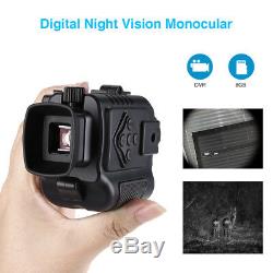 Vision Nocturne Infrarouge 8gb 5x Digital Monocular 850nm Prenez La Photo Binoculaire