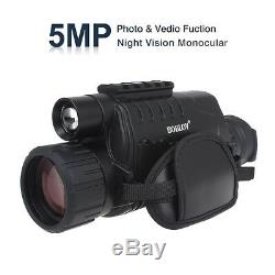 Vision Nocturne Infrarouge Infrarouge De Caméra Vidéo Numérique 5x40 Monoculaire Télescope USA