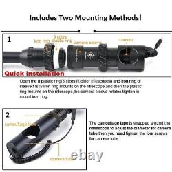 Vision nocturne PRO 4 Lunette de visée pour fusil Chasse Infrarouge 850nm Caméra HD IR 2024