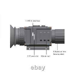 Vision nocturne numérique NV002 850nm pour la chasse en extérieur, grossissement de 4x à 14x