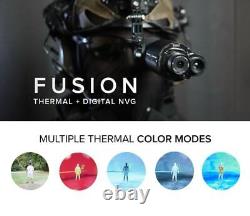 Vision nocturne numérique thermique à fusion