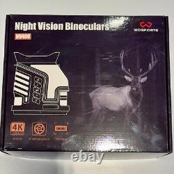Wosports NV400 Jumelles Numériques de Vision Nocturne 4K NOUVEAU