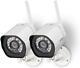 Zmodo Wireless Security Camera System (2 Pack), Smart Home Hd Indoor Outdoor
